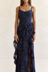 Urban Elegance Maxi Dress Navy