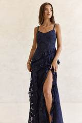 Urban Elegance Maxi Dress Navy