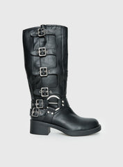 Buckle Down Boots Black