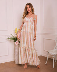 Scenic Views Tiered Floral Maxi Dress