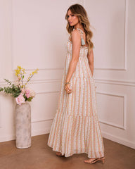 Scenic Views Tiered Floral Maxi Dress