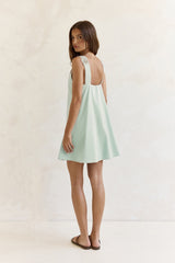 Inner Reflections Mini Dress Sage