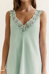 Inner Reflections Mini Dress Sage