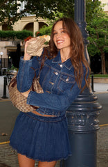 Ayla Denim Jacket Dark Blue
