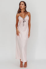 Sharla Bow Bust Maxi Dress Rosewater