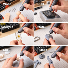3-in-1 Modular Precision Electric Tool Kit – Screwdriver, Mini Drill & Rotary Tool Set