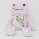 2012 Pink Pickles with Hydrangea Embroidery Plush - Pickles the Frog - Nakajima