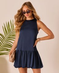 Heatwave Bubble Hem Mini Dress