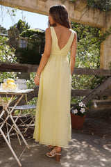 Morning Sun Maxi Dress Yellow