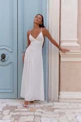 In The Spotlight Maxi Dress White