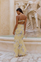 Sundown Escapades Maxi Dress Yellow