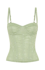 All The Thrills Bustier Sage