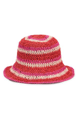Aisling Bucket Hat Red/Pink/Light Pink