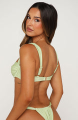 Cascade Bikini Top Pistachio