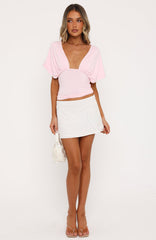 Back To It Multi-Wear Top Baby Pink