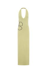 Baddie Era Knit Maxi Dress Lemon