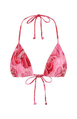 Baia Coast Beaded Bikini Top Sugar Rose