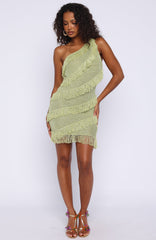 Balaeric Knit Mini Dress Salted Lime