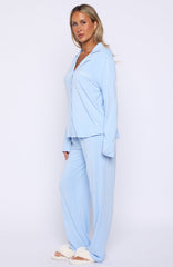 Bridal Party Long Sleeve Pyjama Set Baby Blue