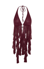 Bright Lights Halter Top Cherry Cola