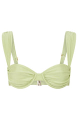 Cascade Bikini Top Pistachio