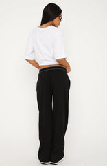 Changed My Mind Track Pants Black