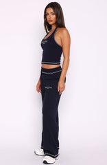 Chill In Style Track Pants Navy