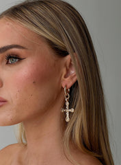 Captivated Earrings Gold