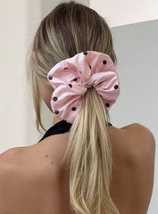 Amary Scrunchie Pink Polka