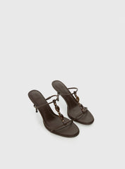 Billini Olympie Gem Detail Heels Brown