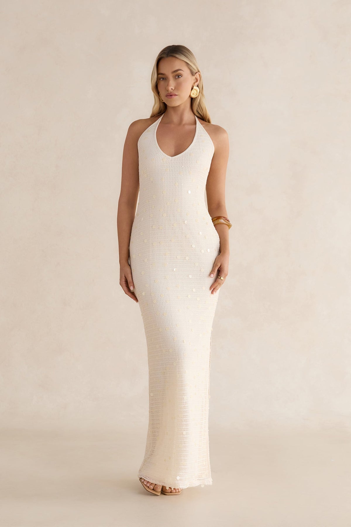 Kimali Maxi Dress Cream