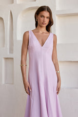 Open Meadows Maxi Dress Lilac