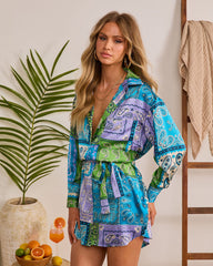 Muse Button Down Shirt Dress