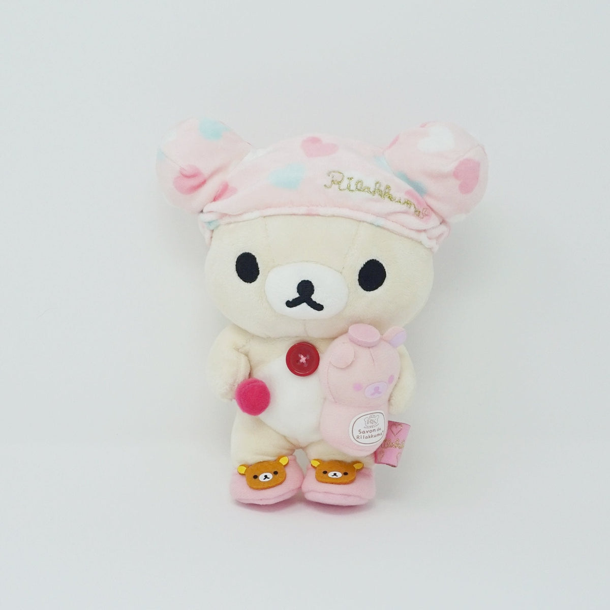 2012 Korilakkuma with Shower Cap Plush - Bath Time Theme