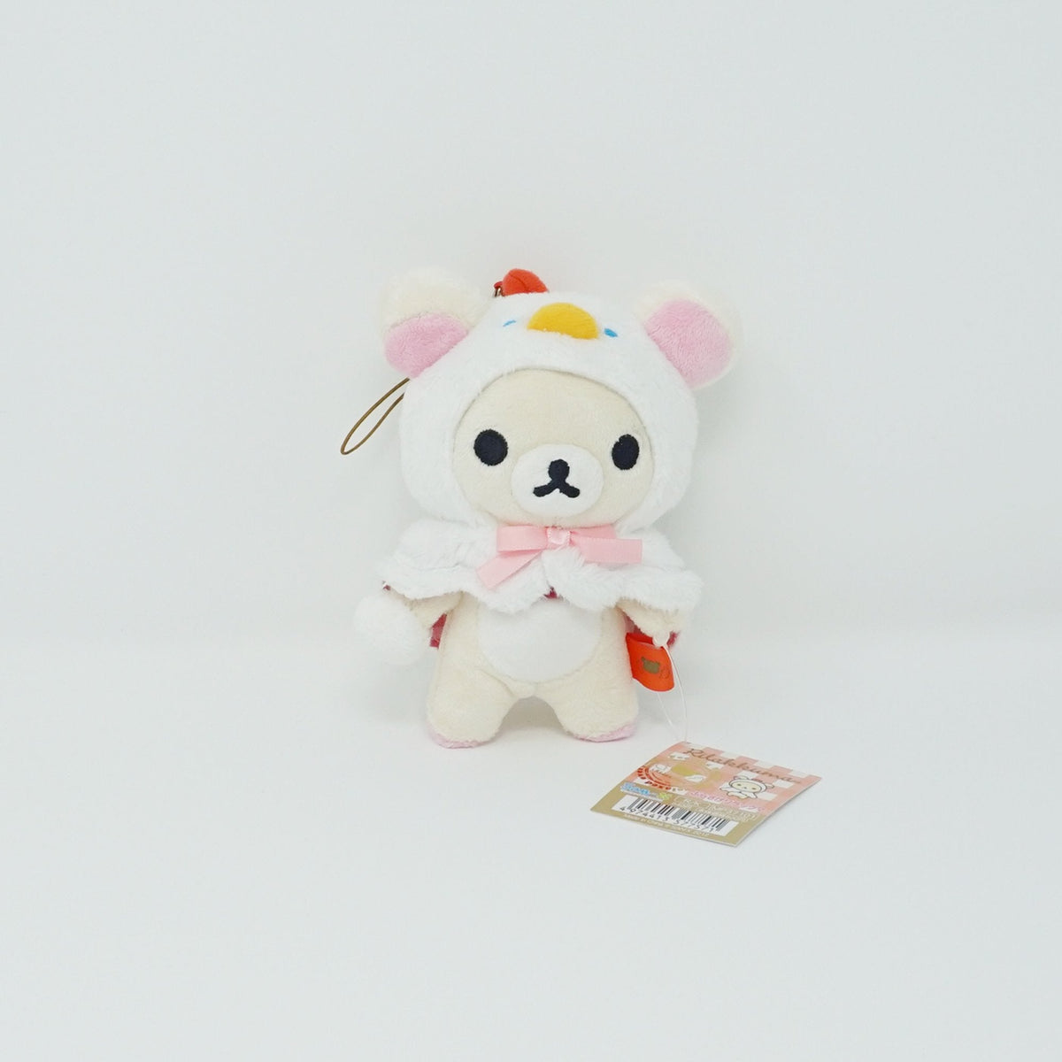 2012 Korilakkuma Chicken Outfit Plush Keychain - Tamago Series - Rilakkuma - San-X
