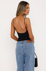 Canyon Moon Seamless Bodysuit Black