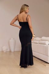 Count The Days Maxi Dress Black