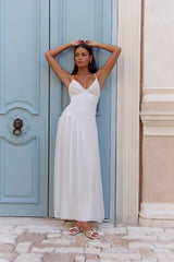 In The Spotlight Maxi Dress White