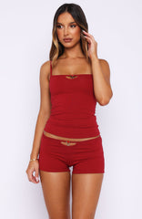 Blush Baby Pyjama Top Red